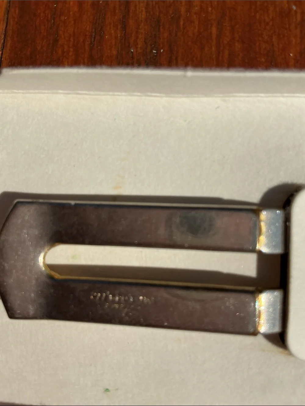 Vintage-Style Anson Silver and Gold $100 Bill Money Clip